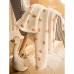 Plaid imprim� polaire personnalisable blanc imprim�