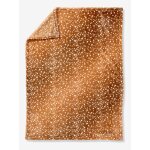 Plaid imprimé polaire personnalisable marron imprimé Plaid imprimé polaire personnalisable marron imprimé