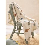 Plaid imprim� polaire personnalisable multicolore