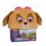 Plaid peluche � capuche pat'patrouille - stella violet
