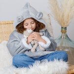 Plaid sweatshirt capuche gris Plaid sweatshirt capuche gris