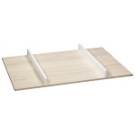 Plan � langer pour commode 1 porte 3 tiroirs - happy beige clair