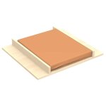 Plan � langer pour commode jusqu'� 15 kg - nature marron