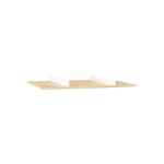 Plan  langer pour commode en bois - seventies blanc / marron