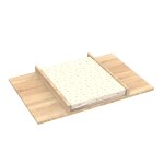 Plan  langer pour commode en bois - seventies marron