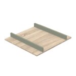 Plan � langer pour commode - eleonore marron / vert