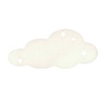 Plaque d�corative personnalisable nuage blanc