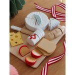 Plateau de fromages en feutrine et bois fsc� bois