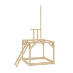 Plateforme pilotis pour maisonnette modulable bois fsc� marron