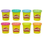 Play - doh arc en ciel 8 pack fluo multicolore