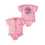 Plouf! maillot de bain flottant enfant - mermaid rose