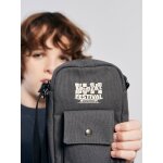Pochette sacoche gar�on new york festival skateboard anthracite