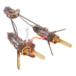 Podracer d anakin skywalker maquette star wars � construire, vaisseau lumineux avec arc �lectrique multicolor ...