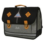 Poids plume - cartable scolaire 38 cm newlight - noir gris - enfant primaire noir