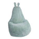 Poire lapin en peluche - - enfant - made in france vert Poire lapin en peluche - - enfant - made in france vert