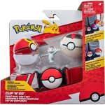 Pokmon clip 'n' go poke ball belt set multicolore