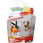 Pokmon figurine de combat tepic & rockruff multicolore