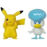 Pokémon gen ix - pack de 2 figurines battle pikachu & coiffeton 5 cm jaune et bleu Pokémon gen ix - pack de 2 figurines battle pikachu & coiffeton 5 cm jaune et bleu