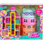 Polly pocket - coffret maison cornet de glace avec figurines multicolore