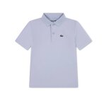 Polo enfant en coton bleu ice