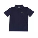 Polo enfant en coton bleu marine