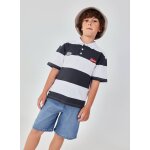 Polo enfant en coton multicolore