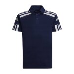 Polo enfant manches courtes  bandes - squadra bleu marine