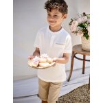 Polo gar�on col mao �cru