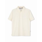 Polo gar�on � manches courtes beige