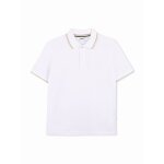Polo gar�on � manches courtes blanc