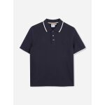 Polo gar�on � manches courtes bleu
