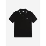 Polo gar�on manches courtes noir