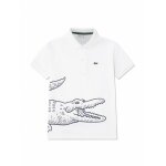 Polo  manches courtes blanc