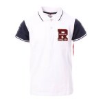 Polo manches courtes blanc