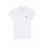 Polo petit piqu blanc