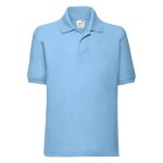 Polo polyester 65 / 35 bleu ciel Polo polyester 65 / 35 bleu ciel