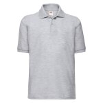 Polo polyester 65 / 35 gris chin�