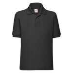 Polo polyester 65 / 35 noir