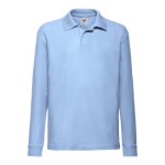 Polo polyester bleu ciel