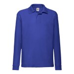 Polo polyester bleu roi