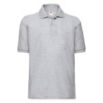 Polo polyester gris chin