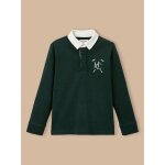 Polo rugby gar�on vert anglais