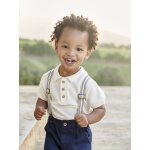 Polo en tricot bb cru