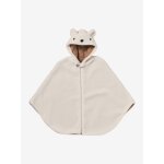 Poncho 18 - 36 mois pour si�ge auto & porte b�b� �cru