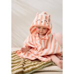 Poncho de bain b�b� honfleur corail