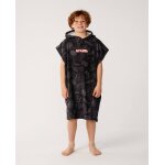 Poncho de bain � capuche gar�on sessions washed black