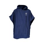 Poncho de bain enfant 100% coton, fff logo bleu marine