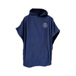 Poncho de bain enfant 100% coton, psg logo bleu marine