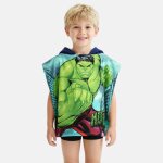 Poncho de bain avec imprim� gar�on avengers vert