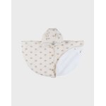 Poncho impermable doublure groloudoux perle beige